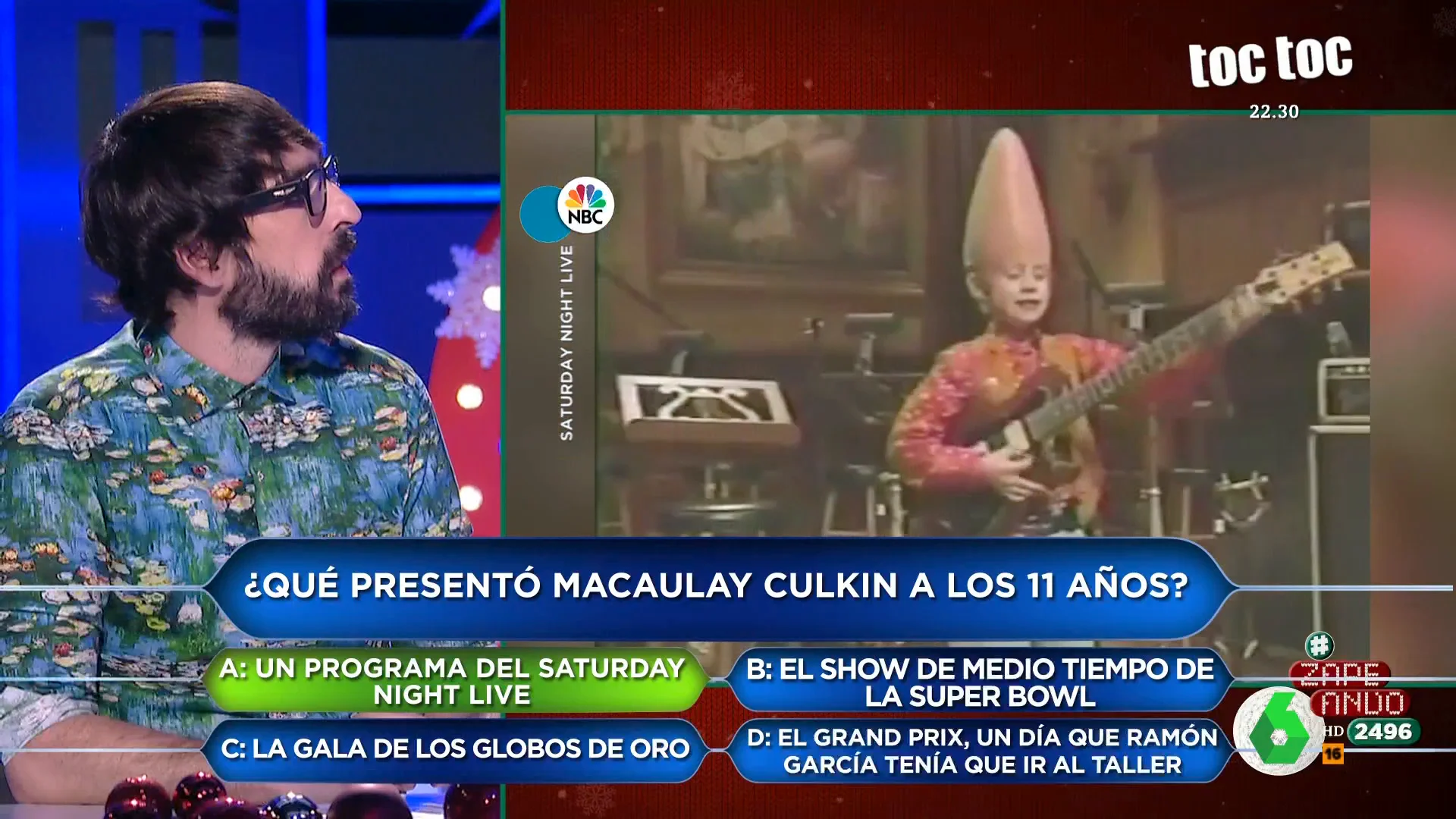 Iñaki Urrutia pone a prueba a los zapeadores con "¿Quién quiere ser Macaulay Culkin?"