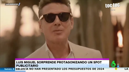 El polémico acento español de Luis Miguel en un anuncio abre debate en el plató de Aruser@s: "Él habla así" El polémico acento español de Luis Miguel en un anuncio abre debate en el plató de Aruser@s: "Él habla así"