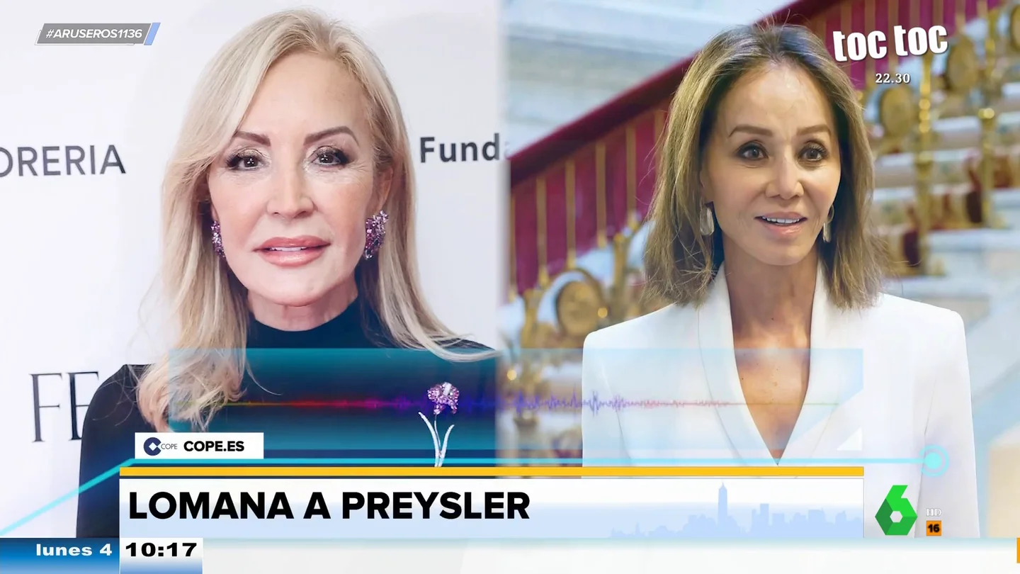Carmen Lomana, del libro de Tamara Falcó 'Las recetas de mi madre': "Isabel Preysler no ha cocinado en su vida, serán de la filipina que tiene en casa" Carmen Lomana, del libro de Tamara Falcó 'Las recetas de mi madre': "Isabel Preysler no ha cocinado en su vida, serán de la filipina que tiene en casa"