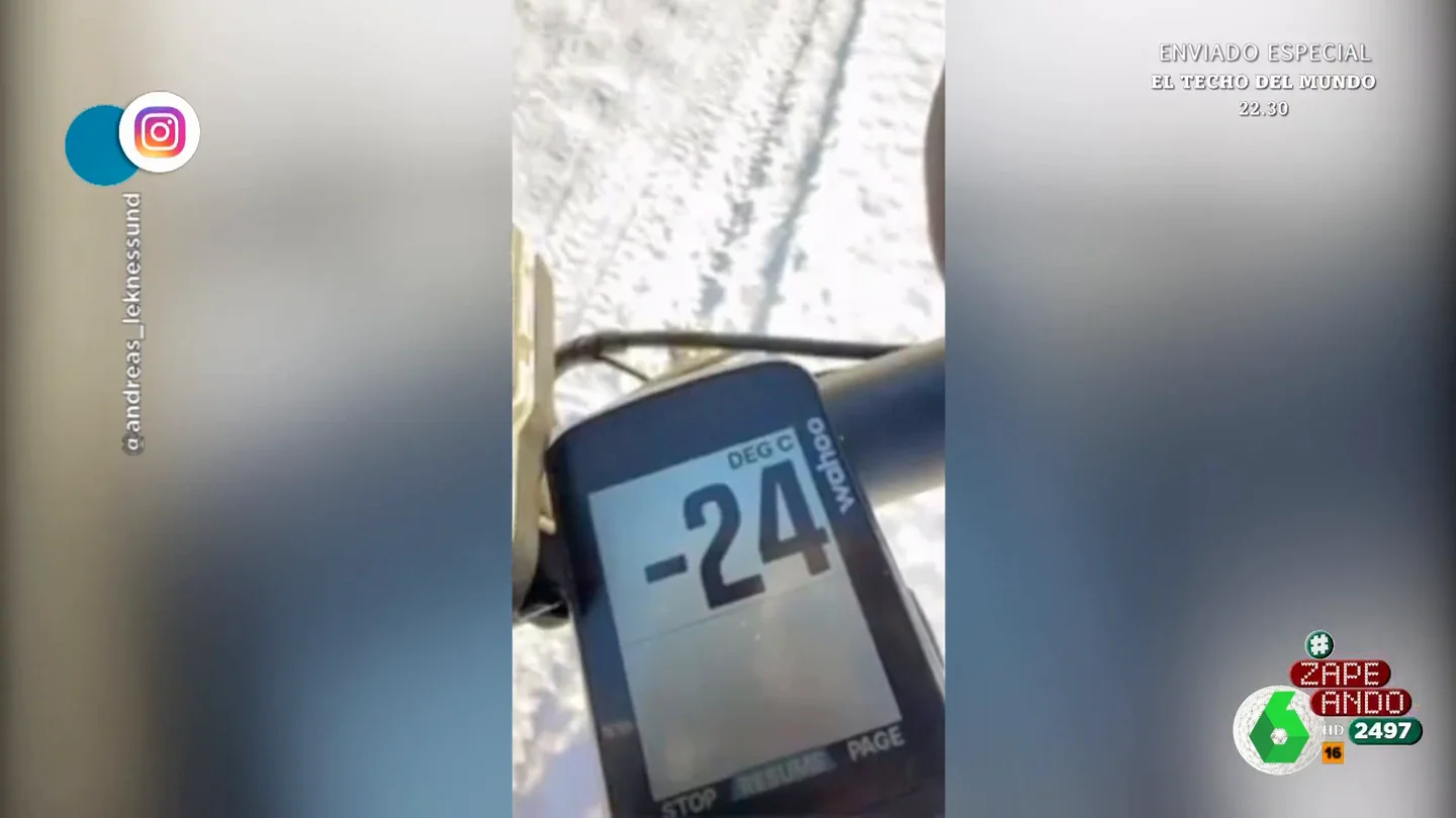 Un ciclista se hace viral tras mostrar las consecuencias del frío extremo cuando entrena en exterior Un ciclista se hace viral tras mostrar las consecuencias del frío extremo cuando entrena en exterior