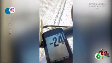 Un ciclista se hace viral tras mostrar las consecuencias del frío extremo cuando entrena en exterior