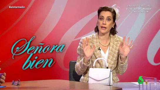 La señora bien, sobre las palabras machistas del concejal de Vox en Alaquàs " A veces te encuentras alguna muy revirada que llega un pánfilo, se casa con ella y le quita el dinero, y eso cuando no le pincha el condón y tiene que pagar la manutención", afirma 'Piluchi' en este irónico sketch de Cristina Gallego.