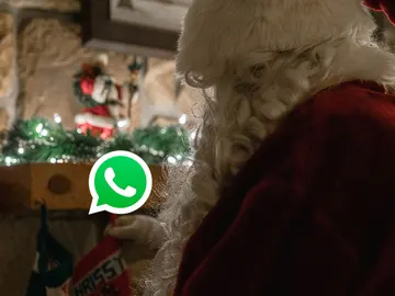 Papá Noel y WhatsApp Papá Noel y WhatsApp
