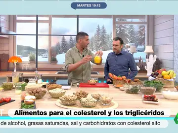 Pablo Ojeda prepara recetas para el colesterol alto