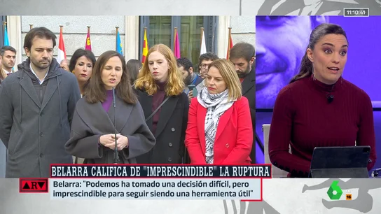 Marta García Aller sobre la "espantada" de Podemos al grupo Mixto Marta García Aller sobre la "espantada" de Podemos al grupo Mixto