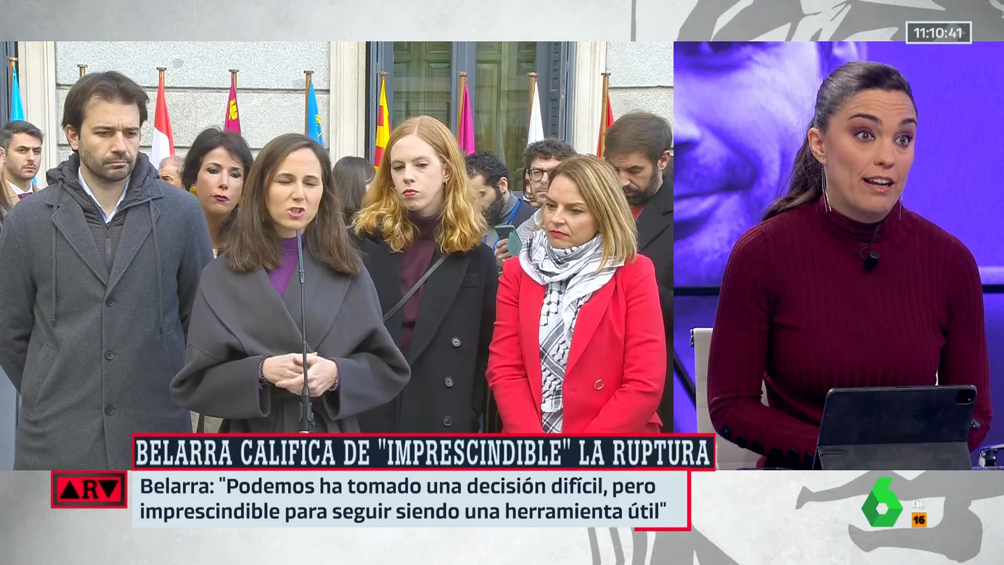 Marta García Aller sobre la "espantada" de Podemos al grupo Mixto Marta García Aller sobre la "espantada" de Podemos al grupo Mixto