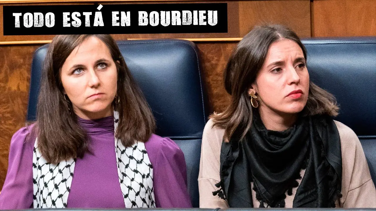 Ione Belarra e Irene Montero, en el Congreso de los Diputados.