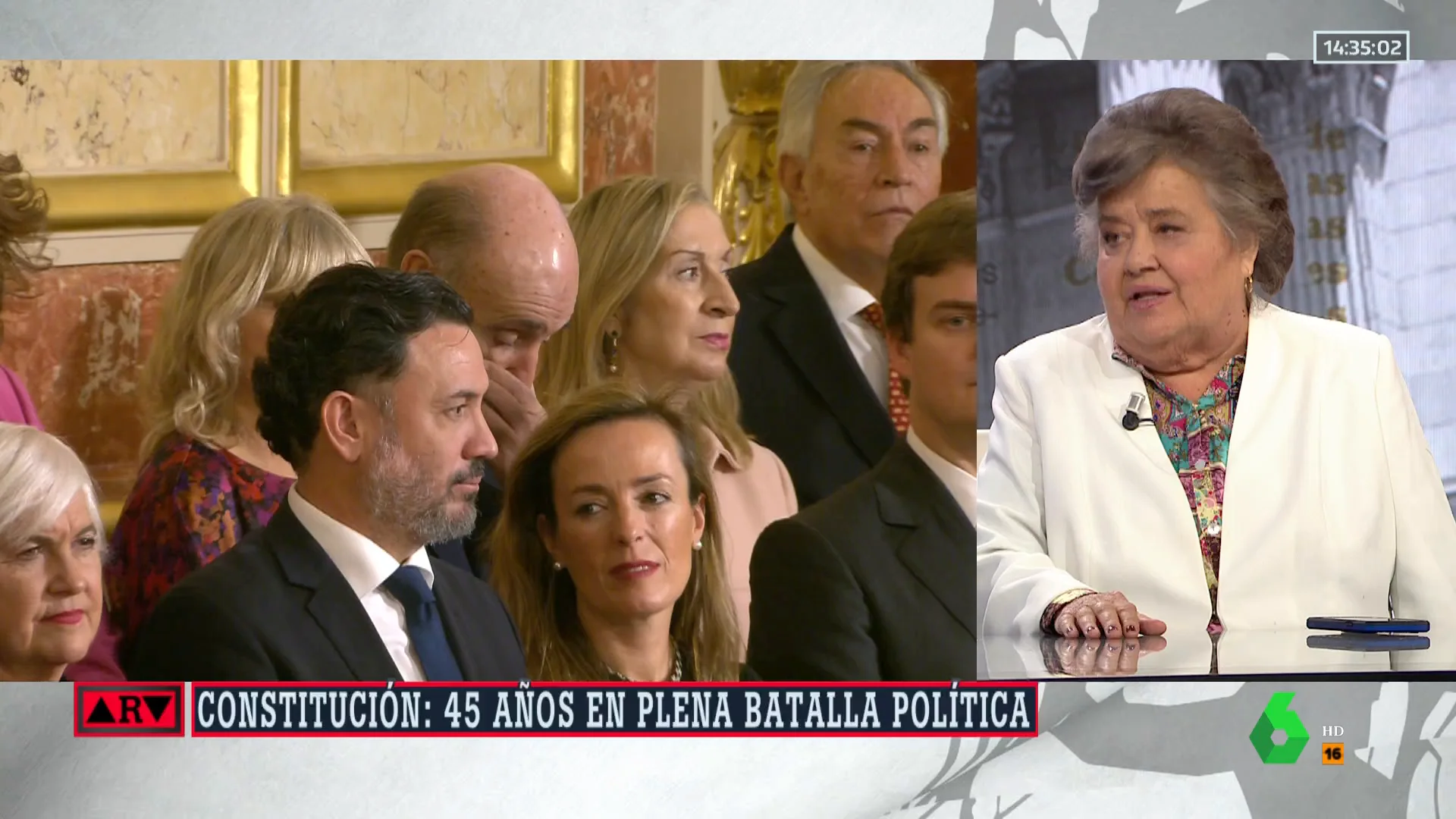 Cristina Almeida: "Cuando se ha luchado por la democracia se aprecia mucho lo que es votar en democracia"