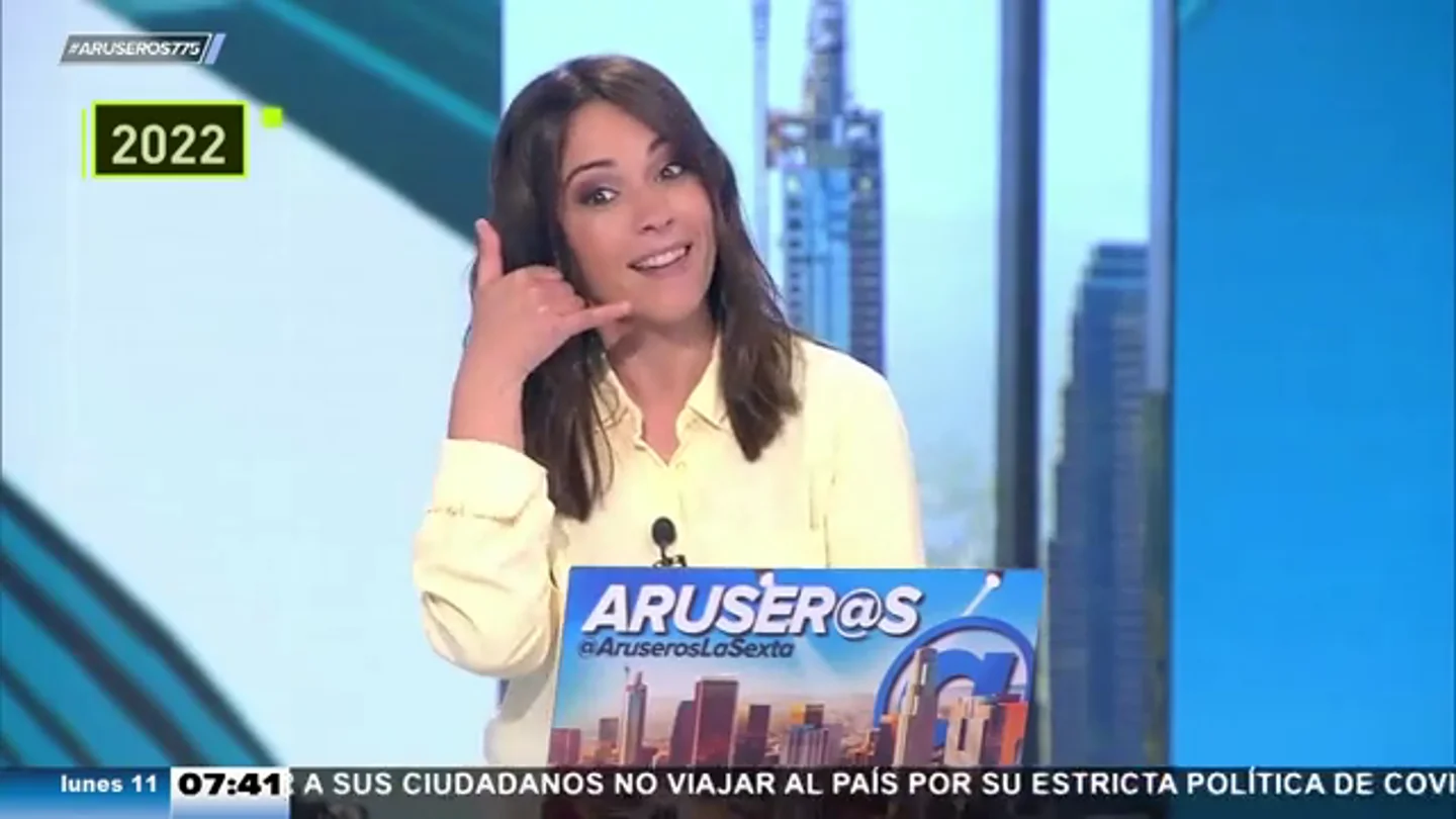Patricia Benítez, la 'colaboradora del pueblo' más brutalmente honesta de Aruser@s: "Yo me río por las barbaridades que dice" Patricia Benítez, la 'colaboradora del pueblo' más brutalmente honesta de Aruser@s: "Yo me río por las barbaridades que dice"