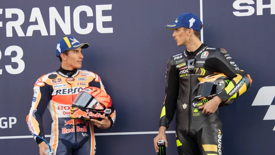 Marc Márquez y Luca Marini Marc Márquez y Luca Marini