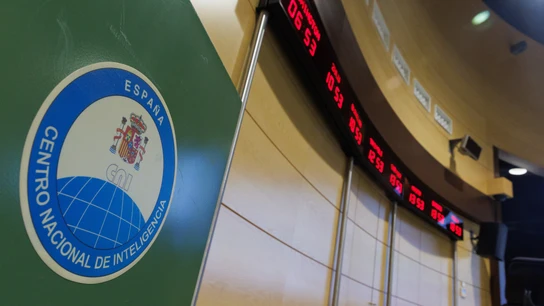 Una pantalla con horarios de distintos países en el Centro Nacional de Inteligencia (CNI), a 17 de abril de 2023 Una pantalla con horarios de distintos países en el Centro Nacional de Inteligencia (CNI), a 17 de abril de 2023