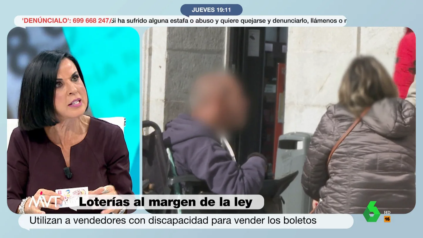 Beatriz de Vicente habla de la lotería no autorizada Beatriz de Vicente habla de la lotería no autorizada