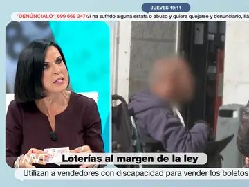 Beatriz de Vicente habla de la lotería no autorizada