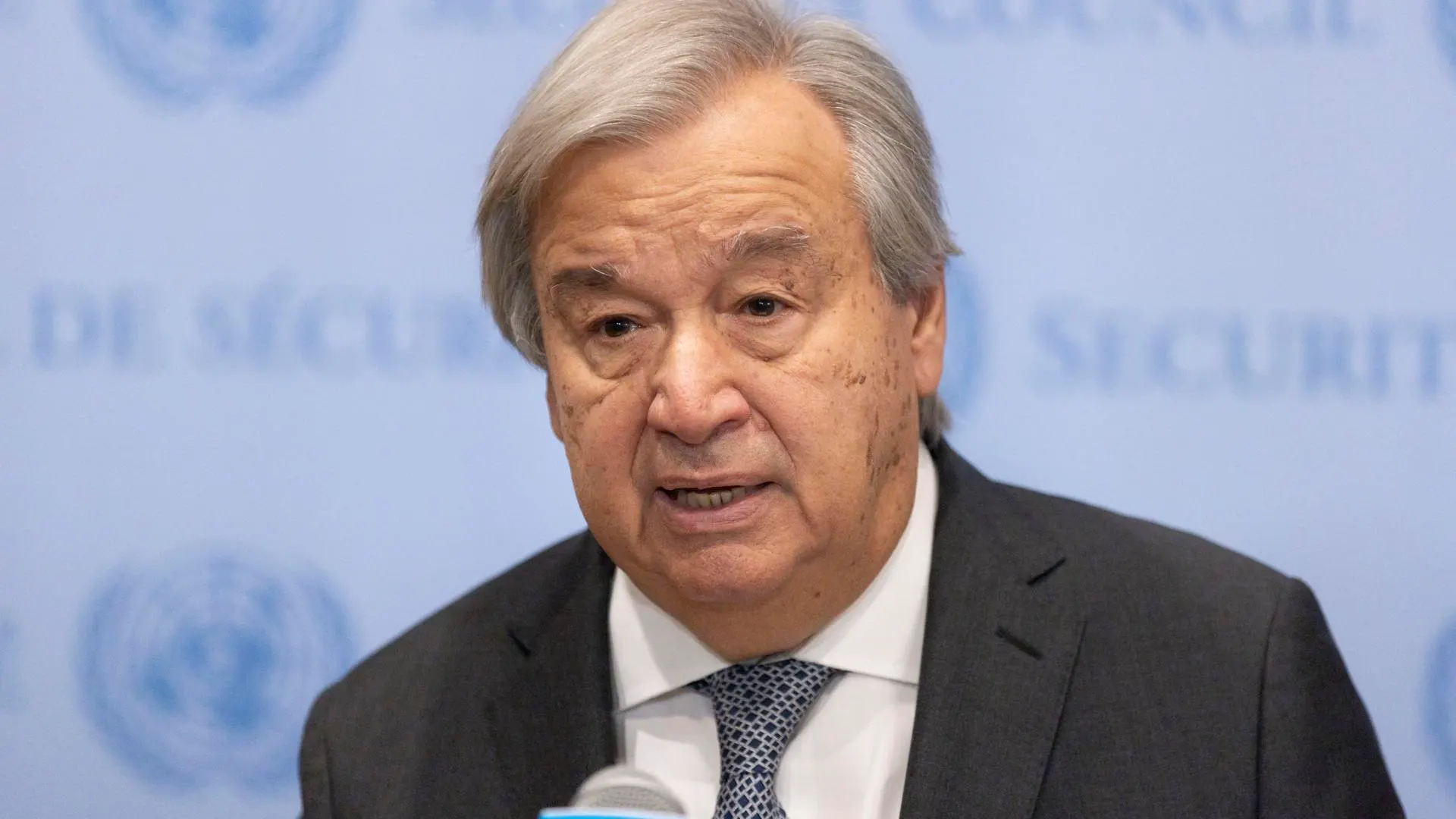 El Secretario General de las Naciones Unidas, Antonio Guterres