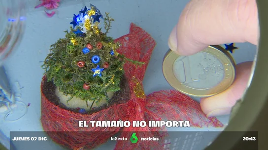 Árbol de Navidad más pequeño de España Árbol de Navidad más pequeño de España