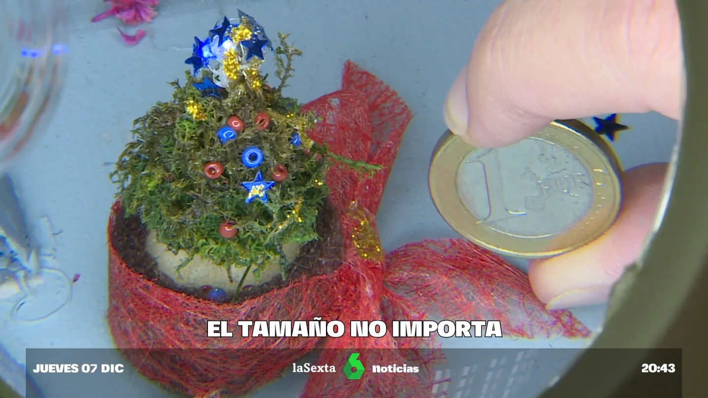 Árbol de Navidad más pequeño de España Árbol de Navidad más pequeño de España