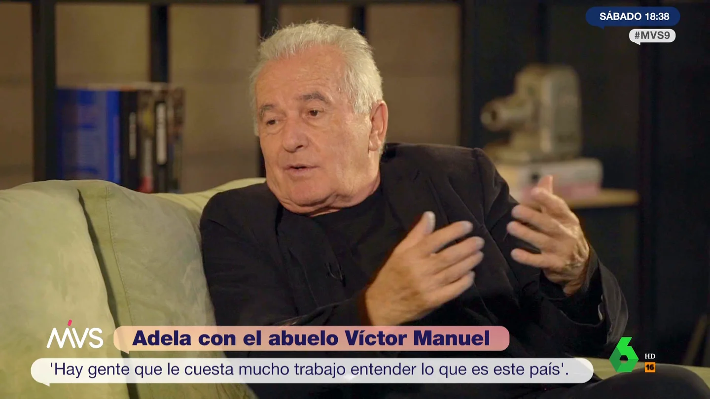 Víctor Manuel, sobre la diversidad en España: "No quiero echar al mar y que se ahogue la gente con la que no estoy de acuerdo" Víctor Manuel, sobre la diversidad en España: "No quiero echar al mar y que se ahogue la gente con la que no estoy de acuerdo"