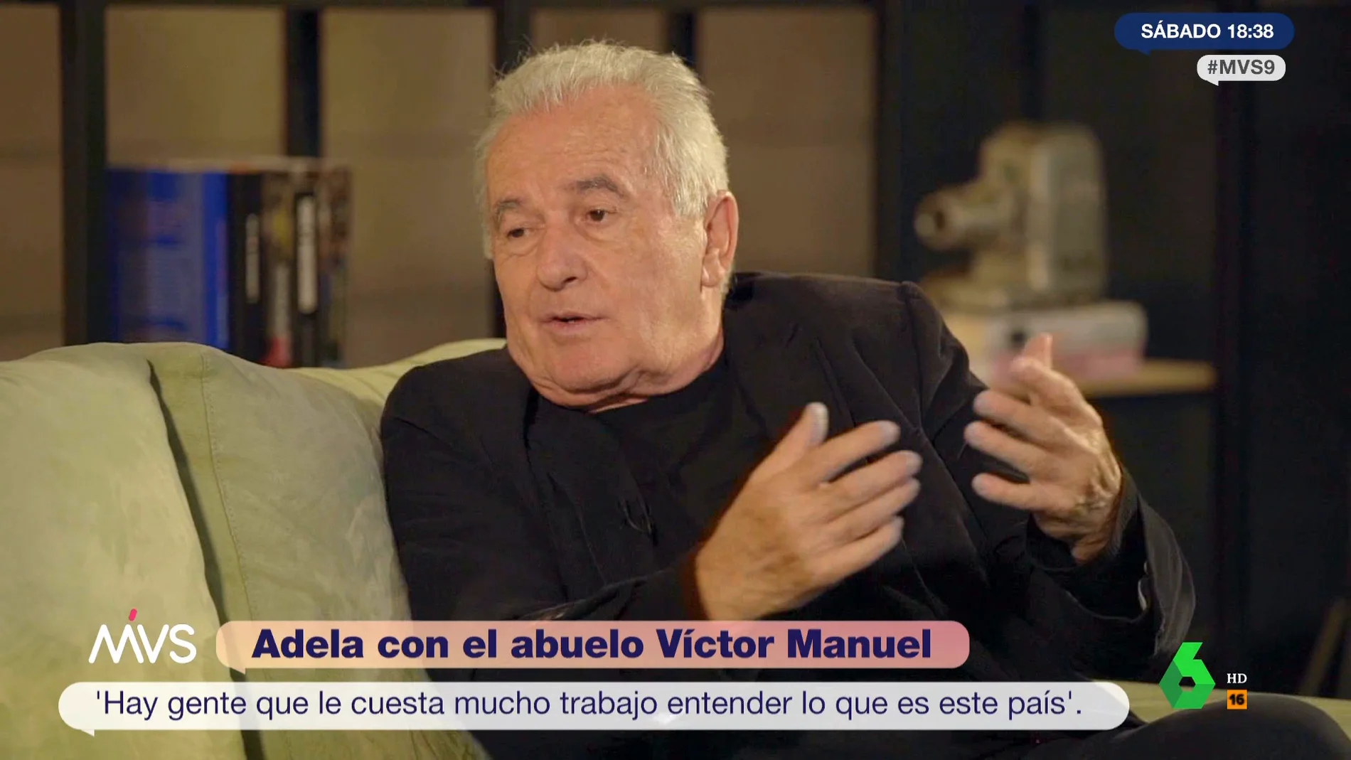 Víctor Manuel, sobre la diversidad en España: "No quiero echar al mar y que se ahogue la gente con la que no estoy de acuerdo"