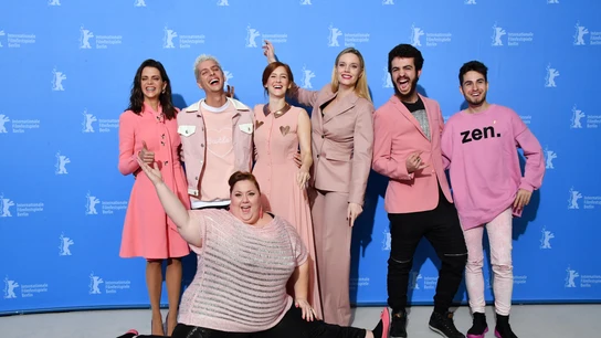 El equipo de 'Pieles', con Eduardo Casanova e Itziar Castro, en la Berlinale El equipo de 'Pieles', con Eduardo Casanova e Itziar Castro, en la Berlinale
