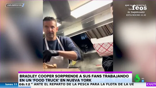 Bradley Cooper planta una food truck en pleno Nueva York y recibe la visita de Irina Shayk y Gigi Hadid Bradley Cooper planta una food truck en pleno Nueva York y recibe la visita de Irina Shayk y Gigi Hadid
