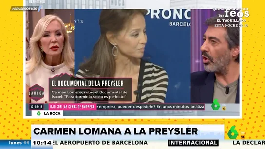 Carmen Lomana ataca a Isabel Preysler por no mojarse nunca: "¿La has visto alguna vez hacer un comentario de política o economía?" Carmen Lomana ataca a Isabel Preysler por no mojarse nunca: "¿La has visto alguna vez hacer un comentario de política o economía?"