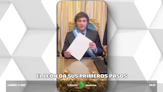 Primeros pasos de Milei Primeros pasos de Milei