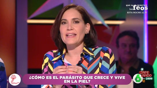 Boticaria García explica cómo es la larva migratoria que mostraba en su pie la hermana de María Pombo Boticaria García explica cómo es la larva migratoria que mostraba en su pie la hermana de María Pombo