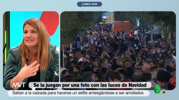 María Claver defiende la masificación en Madrid en Navidad: "Cuanta más gente mejor"