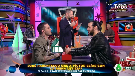 ¿Se conocen realmente Víctor Elías y Fran Perea? Lo demuestran en 'El juego de los calambres' ¿Se conocen realmente Víctor Elías y Fran Perea? Lo demuestran en 'El juego de los calambres'