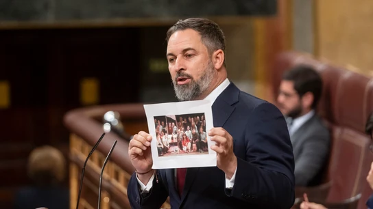 El líder de Vox, Santiago Abascal, interviene en el debate en el Congreso sobre la ley de amnistía El líder de Vox, Santiago Abascal, interviene en el debate en el Congreso sobre la ley de amnistía