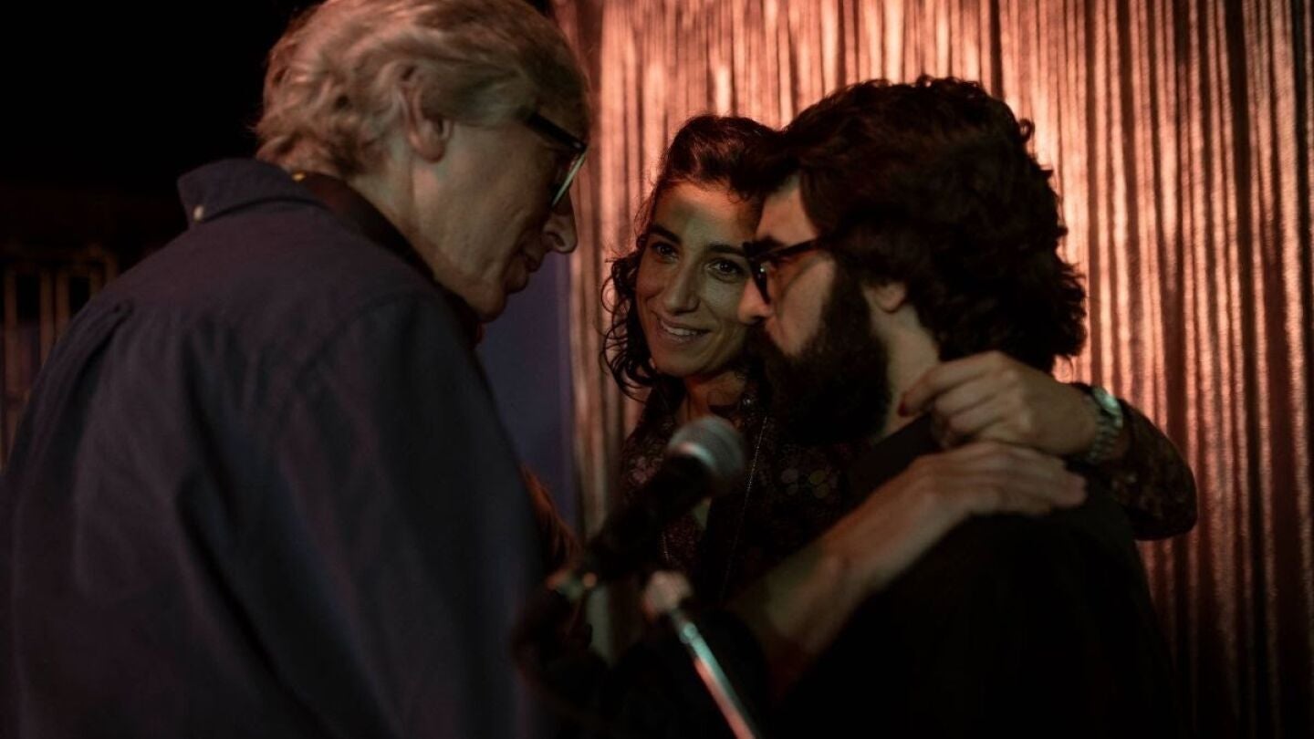 Fotograma de la nueva pel&iacute;cula del cineasta David Trueba sobre los primeros a&ntilde;os de carrera del humorista Eugenio protagonizada por David Verdaguer, 'Saben aquell'.