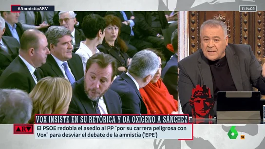 Ferreras advierte del peligro de las palabras de Abascal: "Hay gente a la que el virus del odio le penetra" Ferreras advierte del peligro de las palabras de Abascal: "Hay gente a la que el virus del odio le penetra"