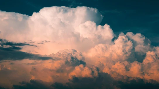 Imagen del cielo nublado. Imagen del cielo nublado.