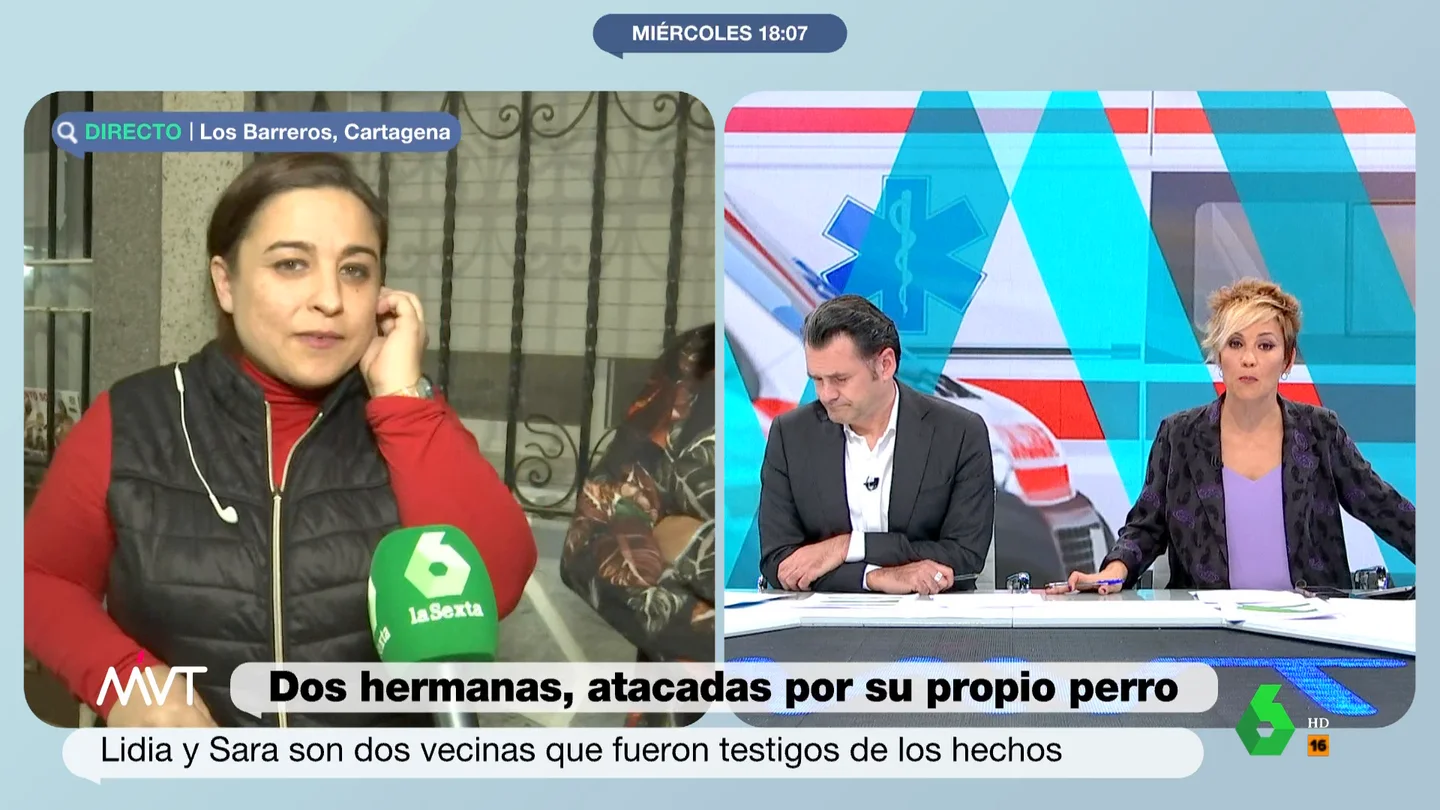 El terrible relato de las vecinas que ayudaron a las hermanas atacadas por su perro: "Vi todo lleno de sangre" El terrible relato de las vecinas que ayudaron a las hermanas atacadas por su perro: "Vi todo lleno de sangre"