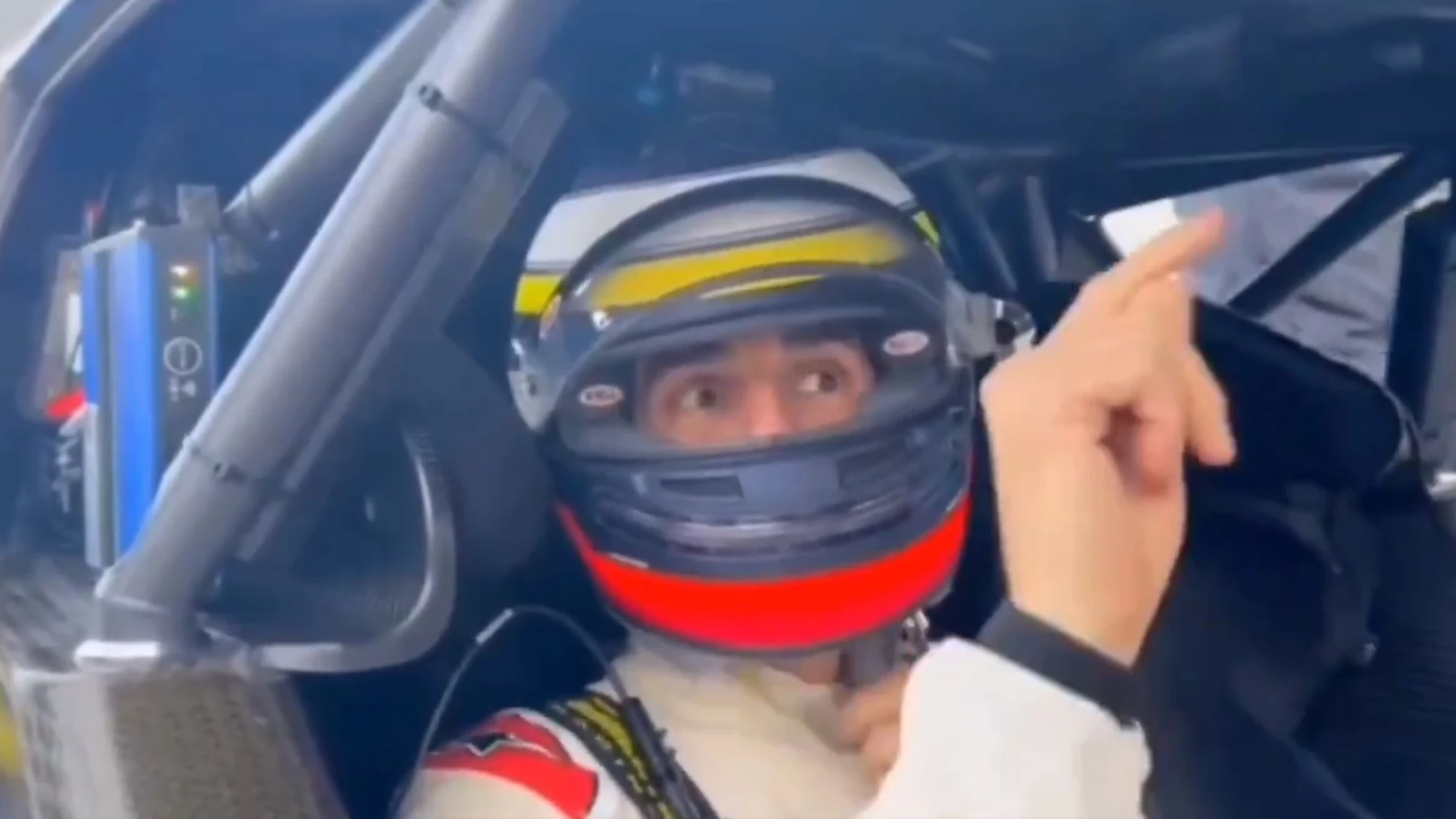 De la Rosa, a lo Josep Pedrerol: ojo a su cara tras ir de copiloto con Fernando Alonso