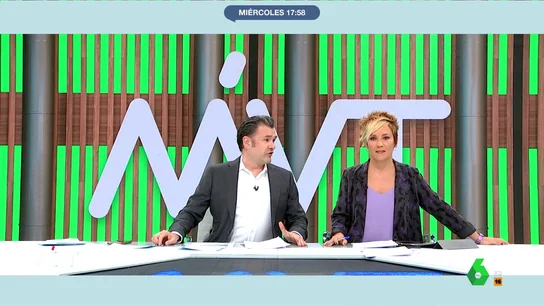 MVT Cristina Pardo revela el "drama" que afecta a todo el equipo de Más Vale Tarde: "Está la directora llorando" MVT Cristina Pardo revela el "drama" que afecta a todo el equipo de Más Vale Tarde: "Está la directora llorando"