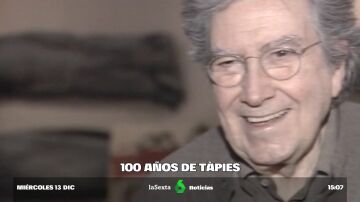 100 años de Antoni Tàpies, el artista barcelonés que sublimó los objetos cotidianos