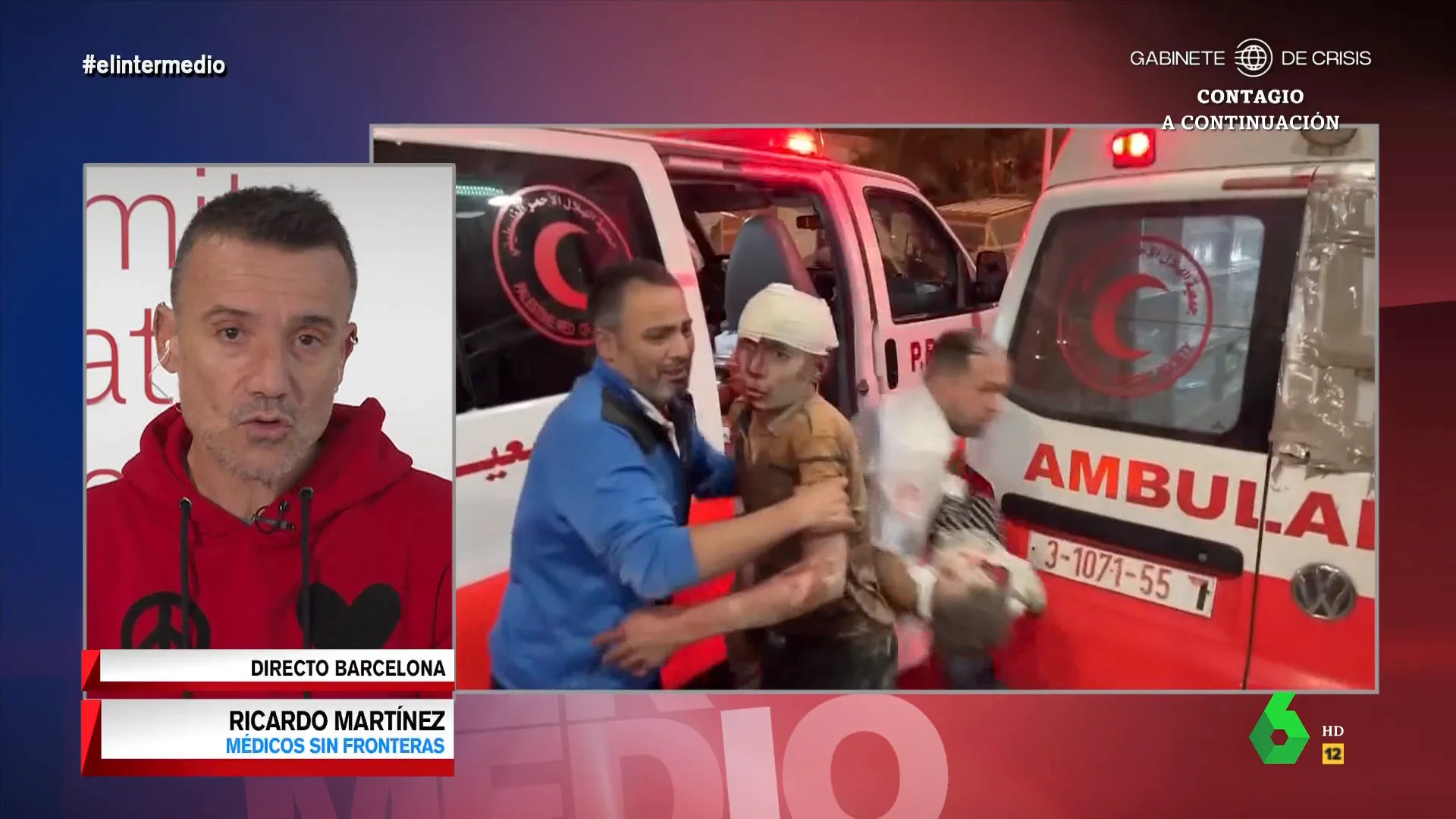 Ricardo Martínez, responsable de Médicos sin Fronteras, explica la crítica situación en Gaza, también para los sanitarios, que afrontan muchos casos de niños mutilados: "Son noches en blanco, pesadillas, en un contexto de continuo bombardeo".