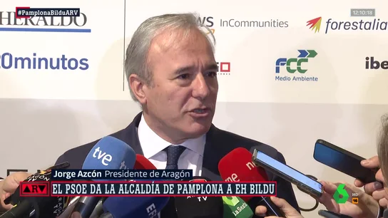 Azcón, sobre la moción de censura en Pamplona: "Creo que forma parte del pacto que el PSOE no nos contó" Azcón, sobre la moción de censura en Pamplona: "Creo que forma parte del pacto que el PSOE no nos contó"