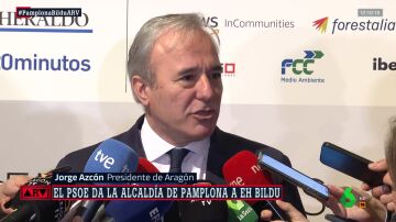 Azcón, sobre la moción de censura en Pamplona: "Creo que forma parte del pacto que el PSOE no nos contó"