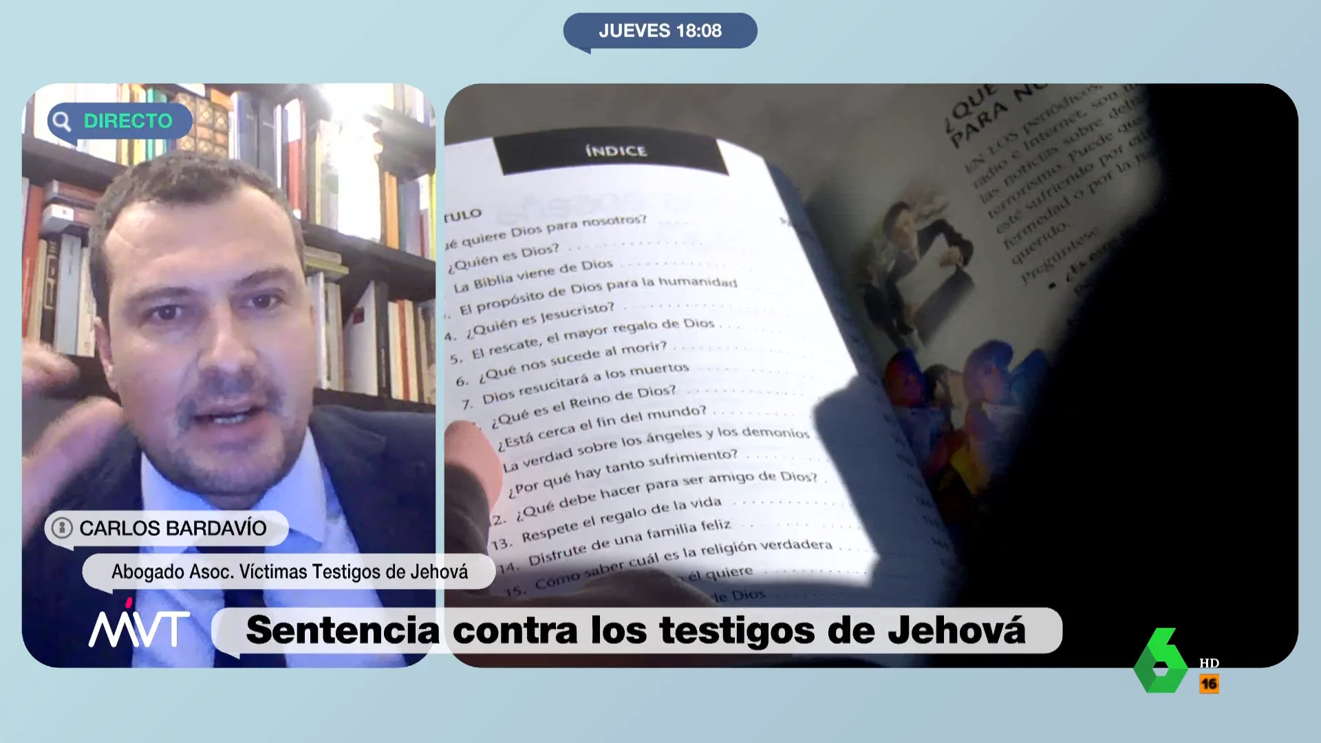 El abogado de las víctimas de los Testigos de Jehová explica la "histórica" sentencia: "La jueza ha hecho una joya jurídica y humana"