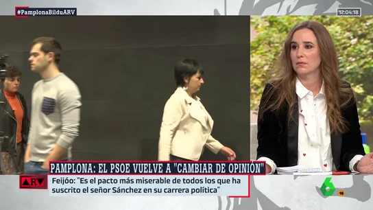 Natalia Junquera recuerda la sentencia del Tribunal Constitucional para responder a Feijóo: "ETA no es Bildu" Natalia Junquera recuerda la sentencia del Tribunal Constitucional para responder a Feijóo: "ETA no es Bildu"