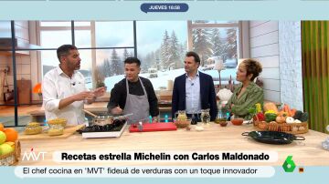 MVT Carlos Maldonado prepara una fideuá con verduras