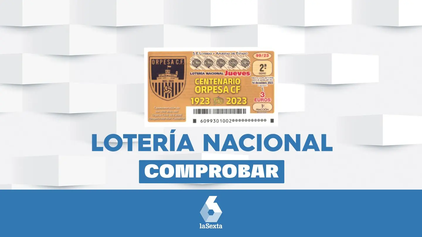Lotería Nacional del 14 de diciembre de 2023 Lotería Nacional del 14 de diciembre de 2023