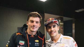 Max Verstappen y Marc Márquez