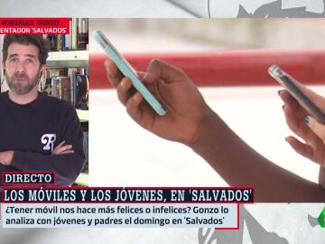 La sorpresa de Gonzo al estudiar la adicción a los móviles en una familia: "Quienes más lo usaban eran los mayores, no los menores"