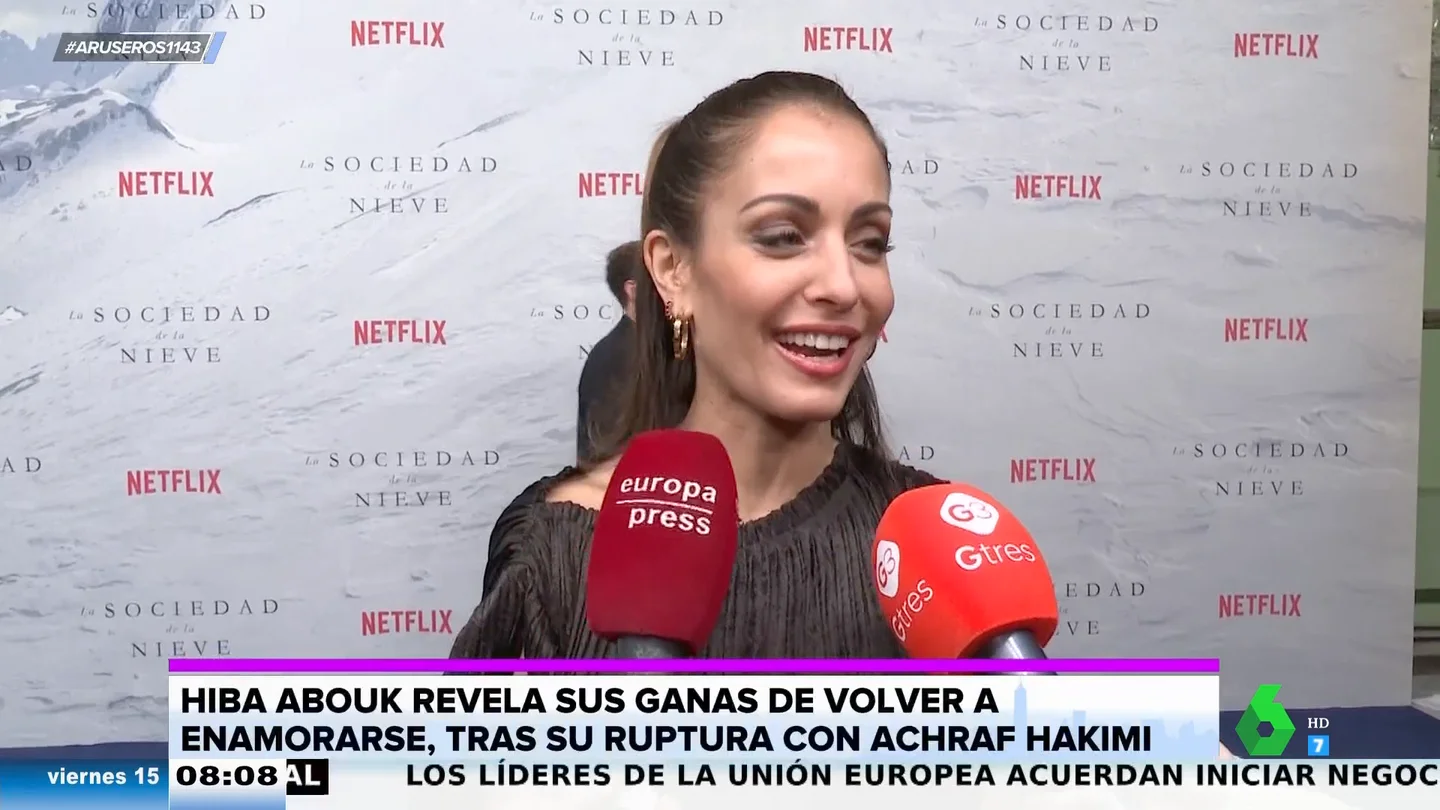 Hiba Abouk afirma que es "más exigente" tras su ruptura de Achraf Hakimi: "De las relaciones se aprende" Hiba Abouk afirma que es "más exigente" tras su ruptura de Achraf Hakimi: "De las relaciones se aprende"