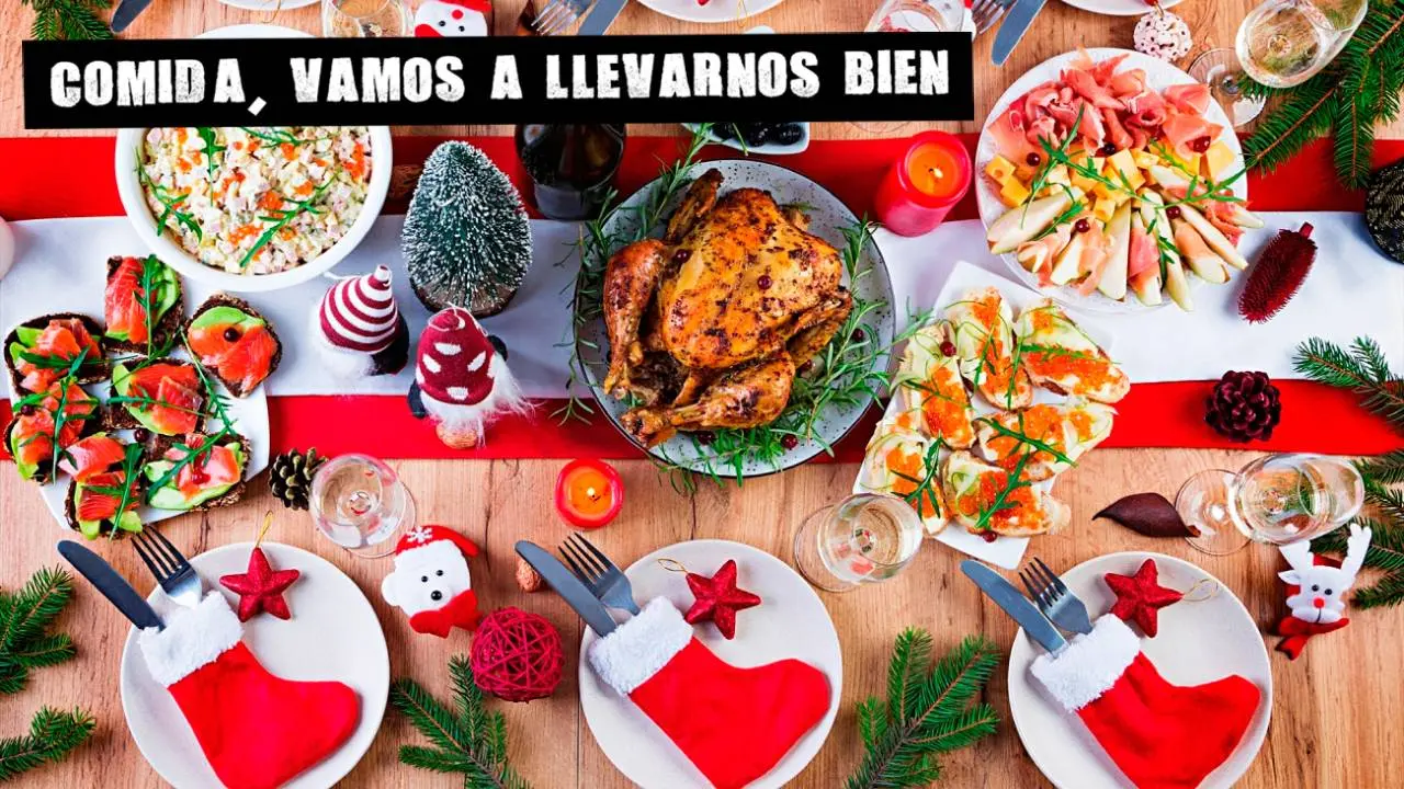 Técnicas para sobrevivir a las comidas de Navidad