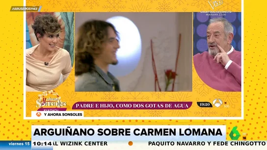 El dardo de Karlos Arguiñano a Carmen Lomana: "Somos de la misma quinta, pero yo no me he estirado" El dardo de Karlos Arguiñano a Carmen Lomana: "Somos de la misma quinta, pero yo no me he estirado"