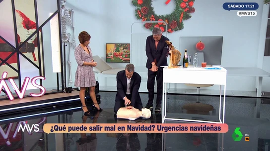 César Carballo explica cómo hacer una RCP César Carballo explica cómo hacer una RCP